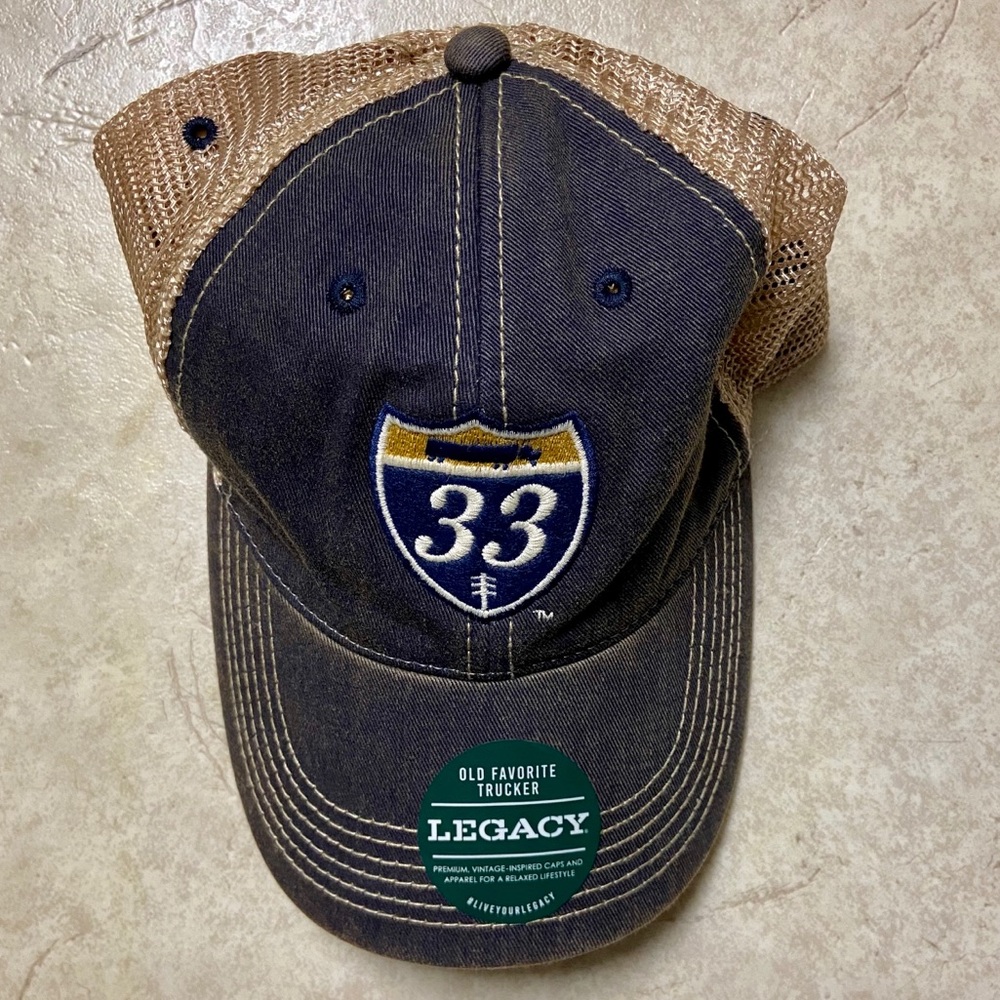 Official Notre Dame #33 Josh Adams Trucking Hat